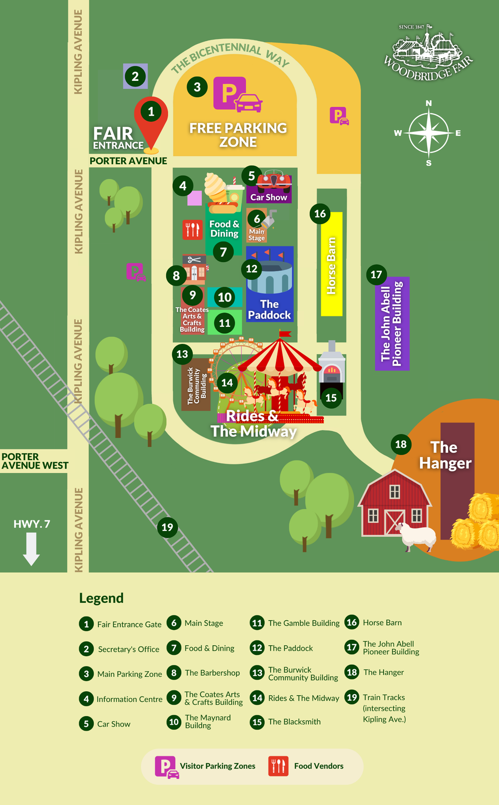 Fair Map — Woodbridge Fall Fair & Agricultural Society Fair Map — Woodbridge Fall Fair & Agricultural Society