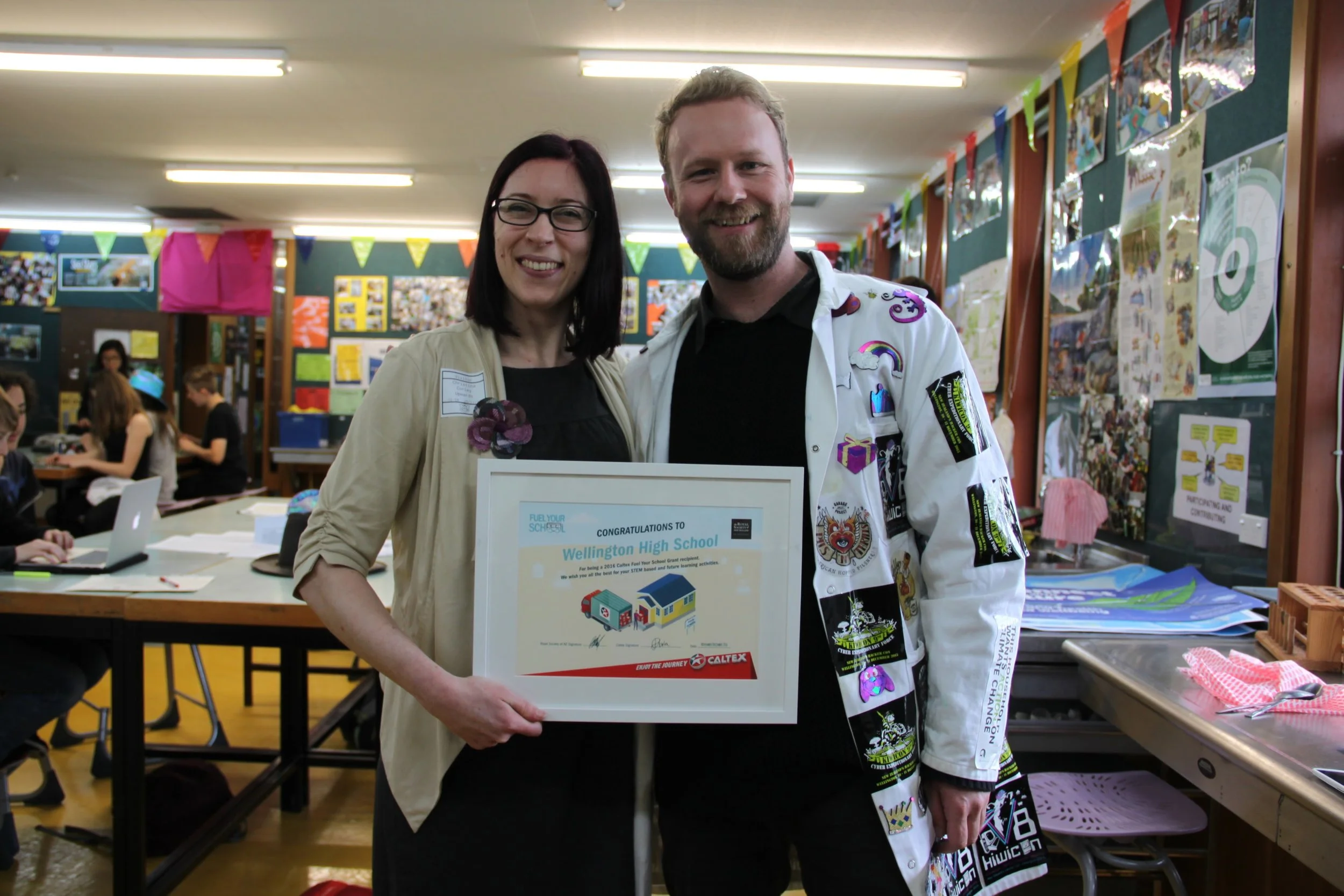 Christina with Dan Milward of Gamefroot