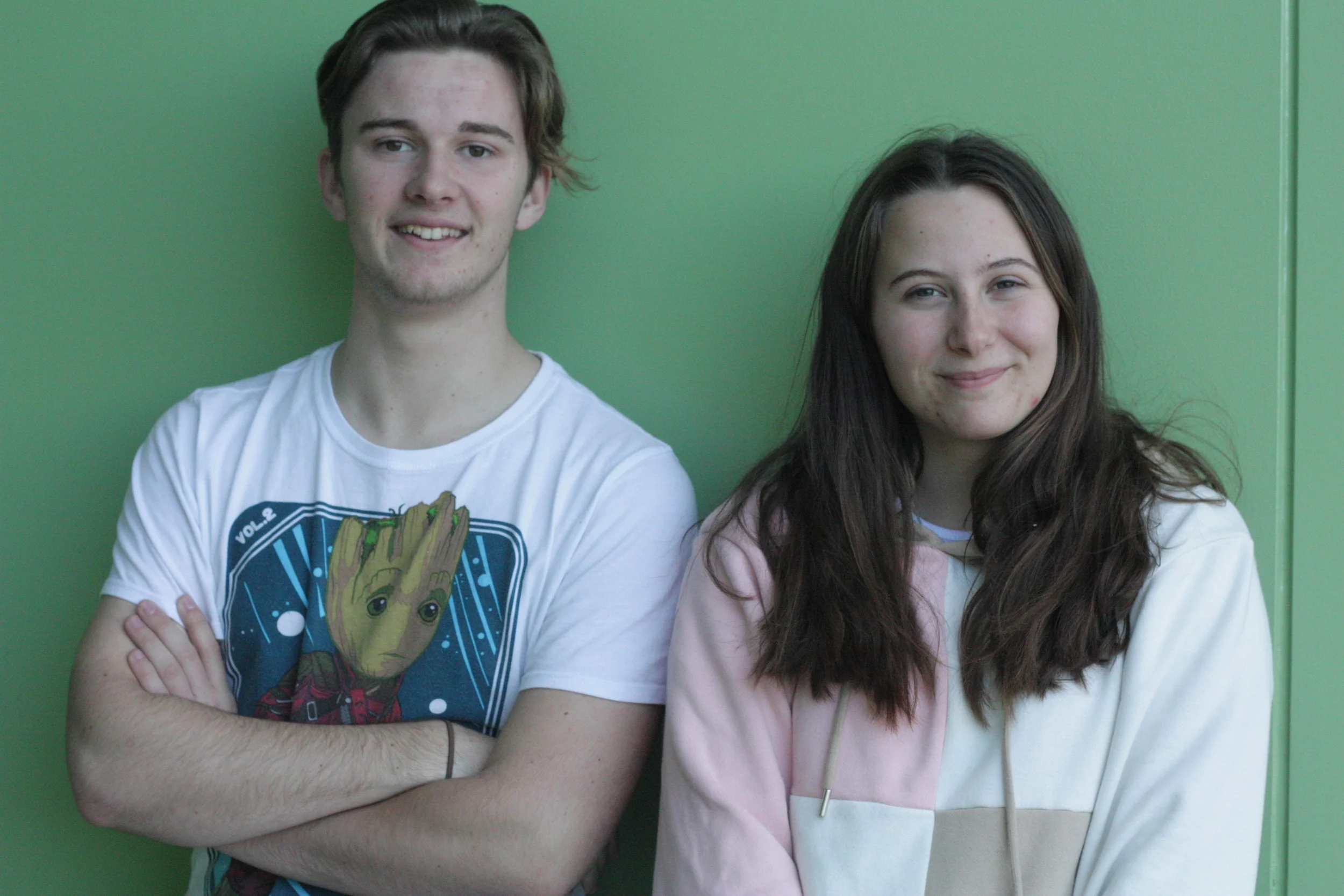 Liam and Abi, Head Boy and Head Girl at Heretaunga College.