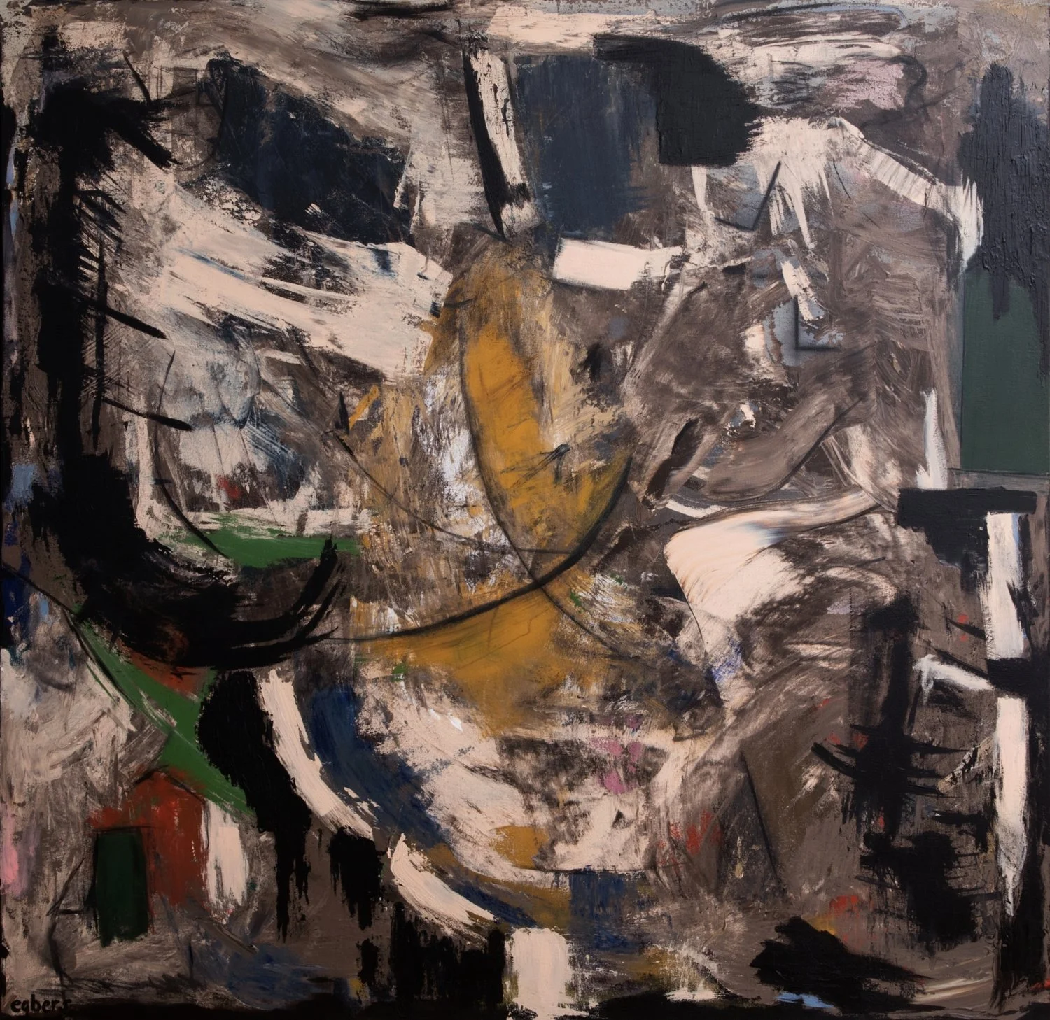 oil and acrylic on canvas (sold) 48”x48” / 122x122cm)