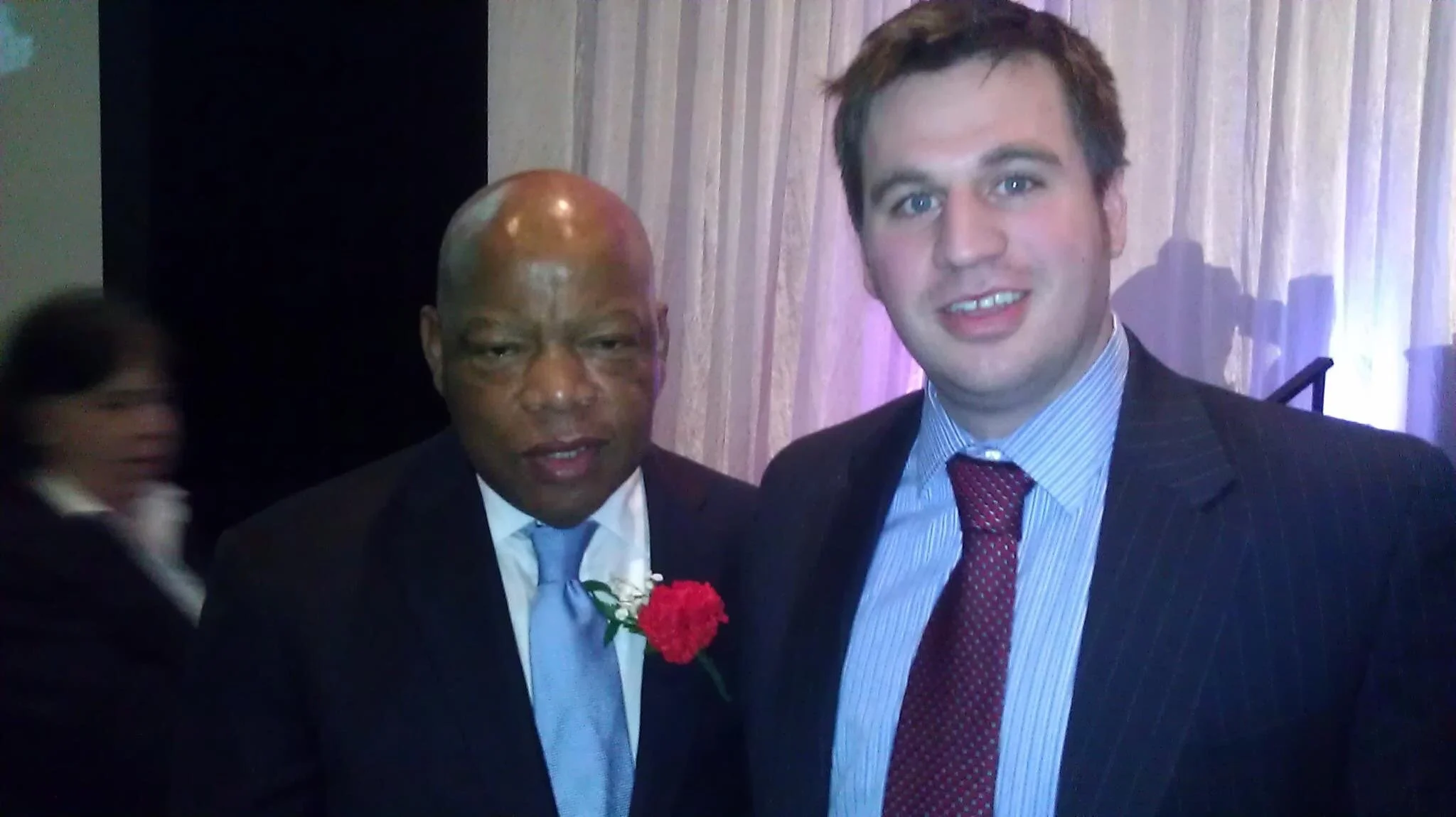 Attorney Jack Schulz with the late Rep. John Lewis at the afscme annual banquet