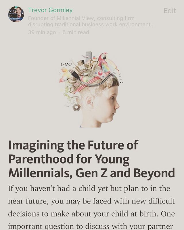 Ever think about what parenting may be like in 20 years? #artificialintelligence #tech #millennials #parenting #genz #becominghuman check out our bio for the story