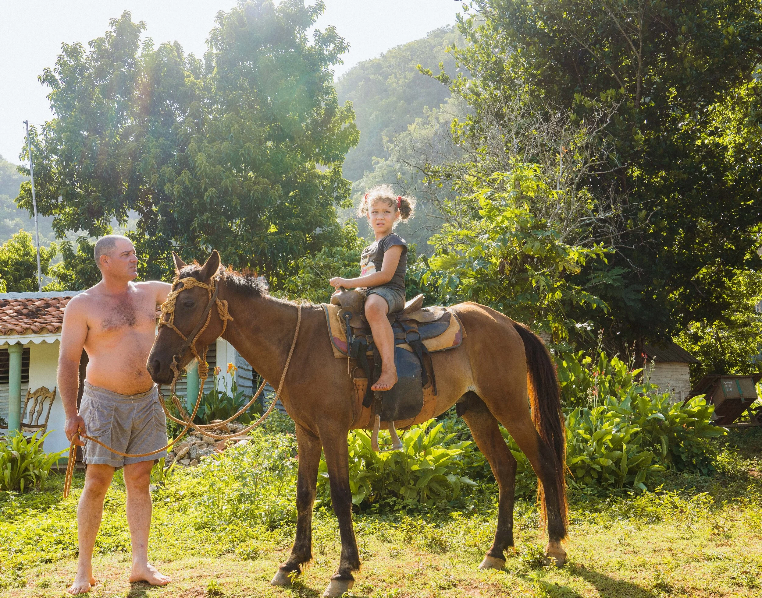 Horseback riding in Viñales