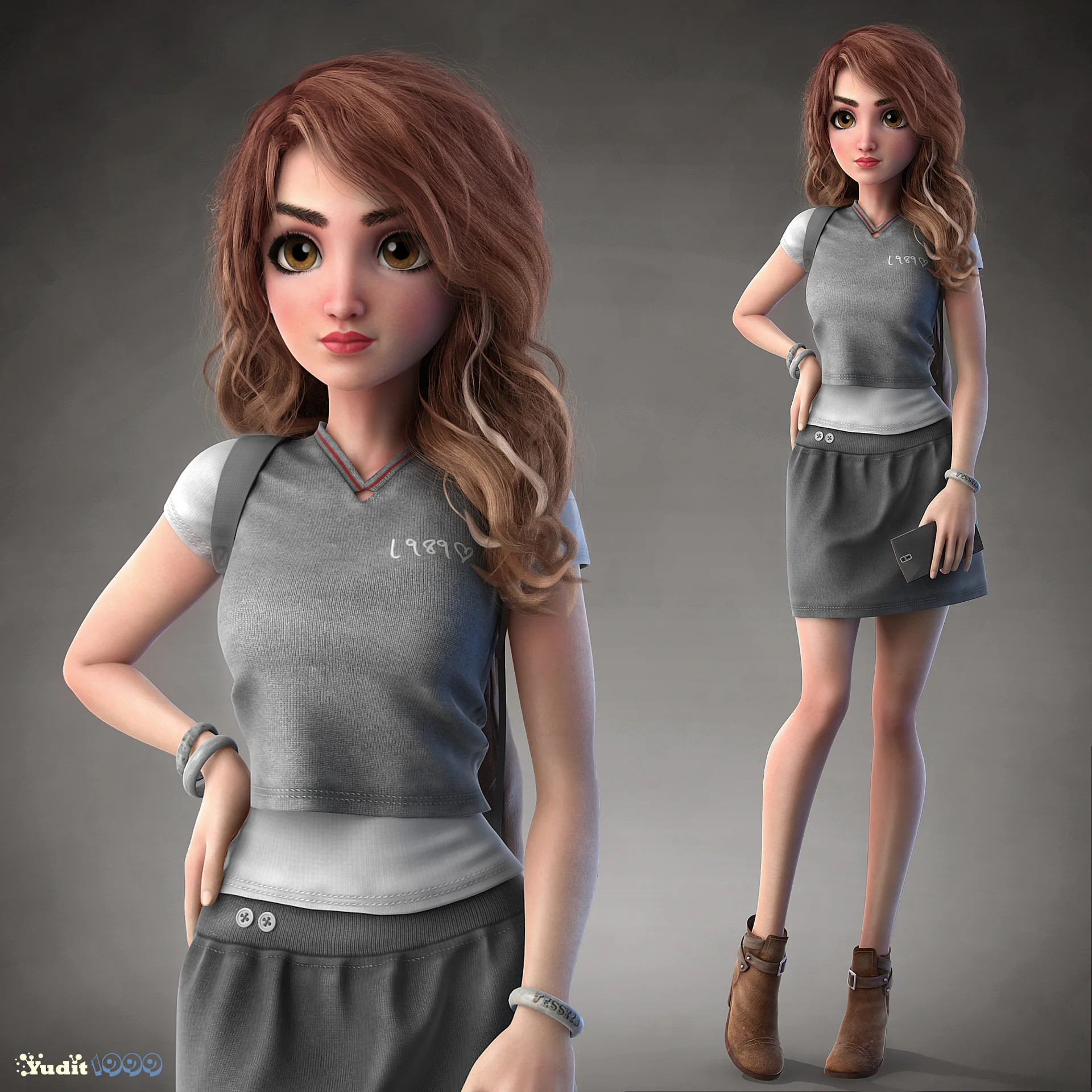 Lovely use of the new fabric materials, by Yuditya Afandi .