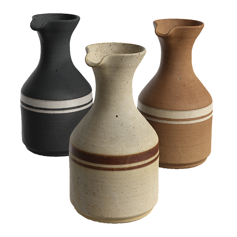 Ceramic Jugs 3D Model (Copy) (Copy) (Copy) (Copy)