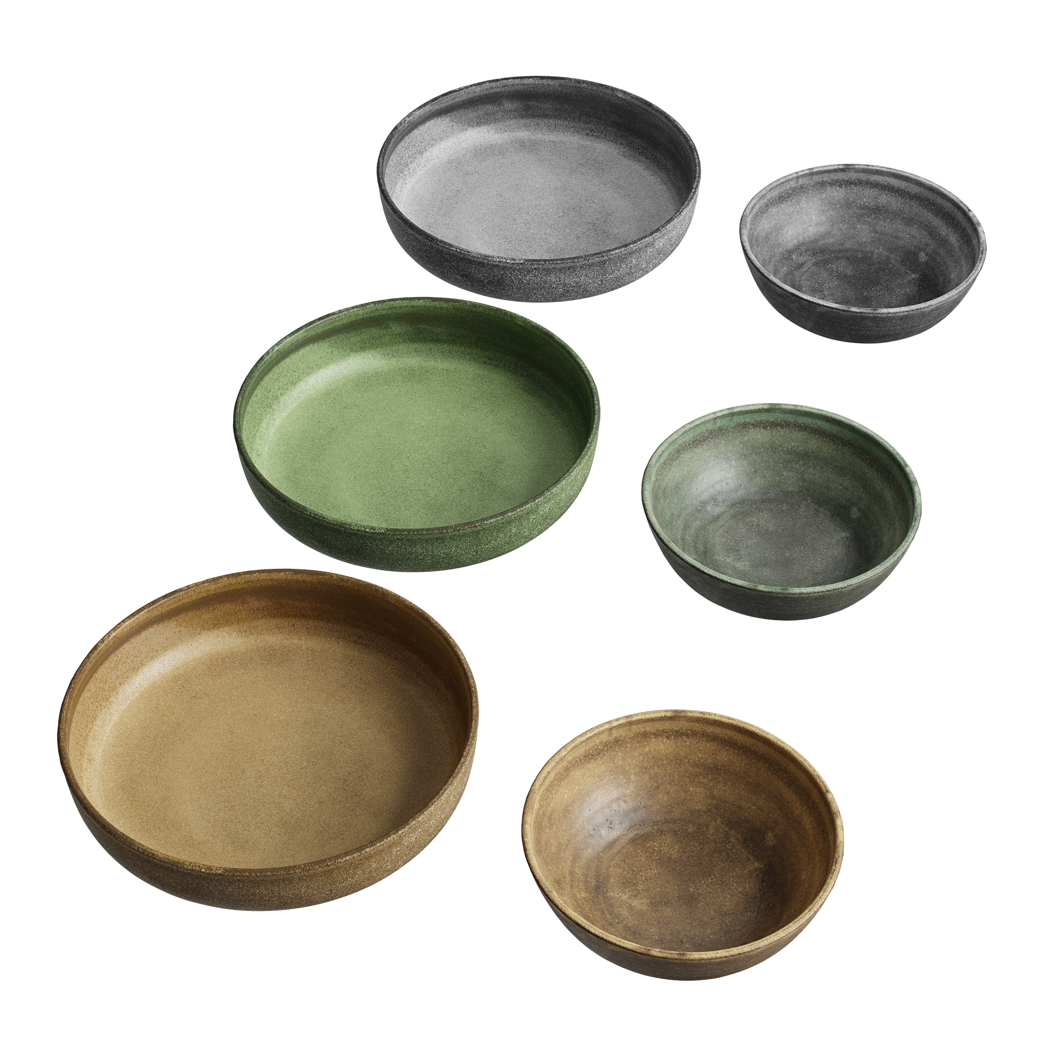 Large Stone Bowl Models