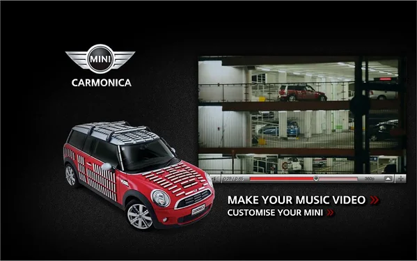   The experience of this simple outdoor idea continued online giving users the option to create their very own customisable music video, along with the change to customise their own Mini.  