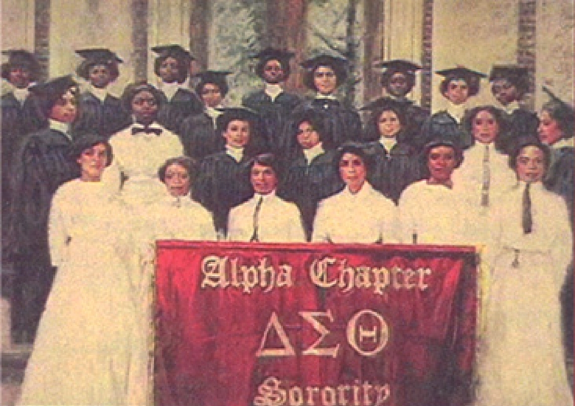 (First Row) : Winona Cargile Alexander, Madree Penn White, Wertie Blackwell Weaver, Vashti Turley Murphy, Ethel Cuff Black, Frederica Chase Dodd; (Second Row) : Osceola Macarthy Adams, Pauline Oberdorfer Minor, Edna Brown Coleman, Edith Mott Young, Marguerite Young Alexander, Naomi Sewell Richardson, Eliza P. Shippen; (Third Row) : Zephyr Chisom Carter, Myra Davis Hemmings, Mamie Reddy Rose, Bertha Pitts Campbell, Florence Letcher Toms, Olive Jones, Jessie McGuire Dent, Jimmie Bugg Middleton, Ethel Carr Watson