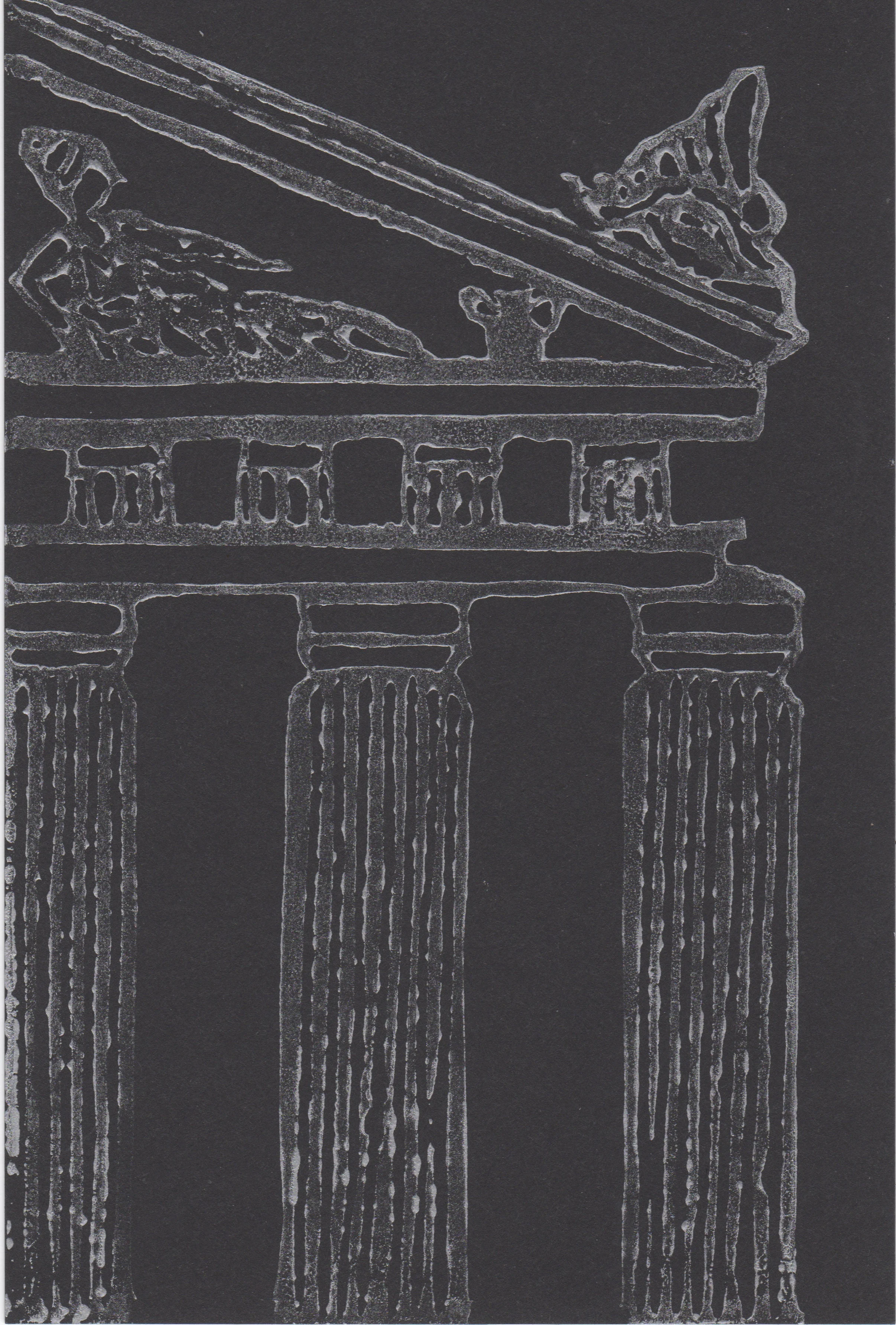 Column Pediment Print