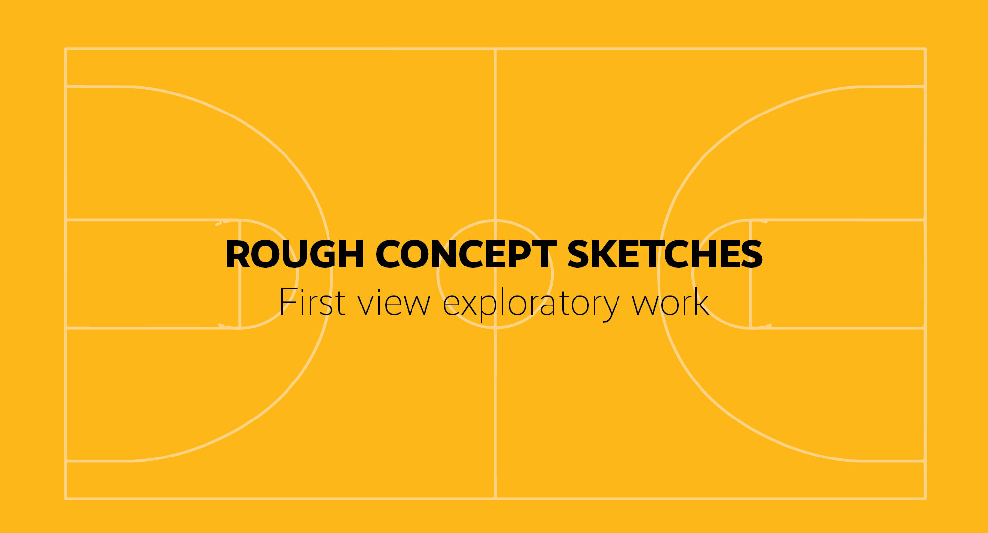 Rough pencil sketches only.