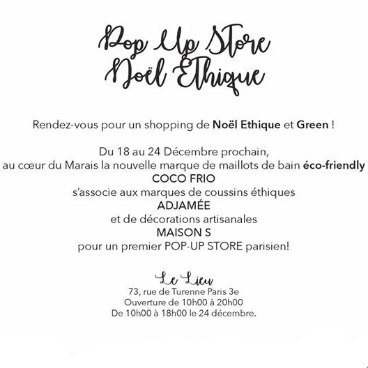 #20 Last Call, notre pop-up store de Noël