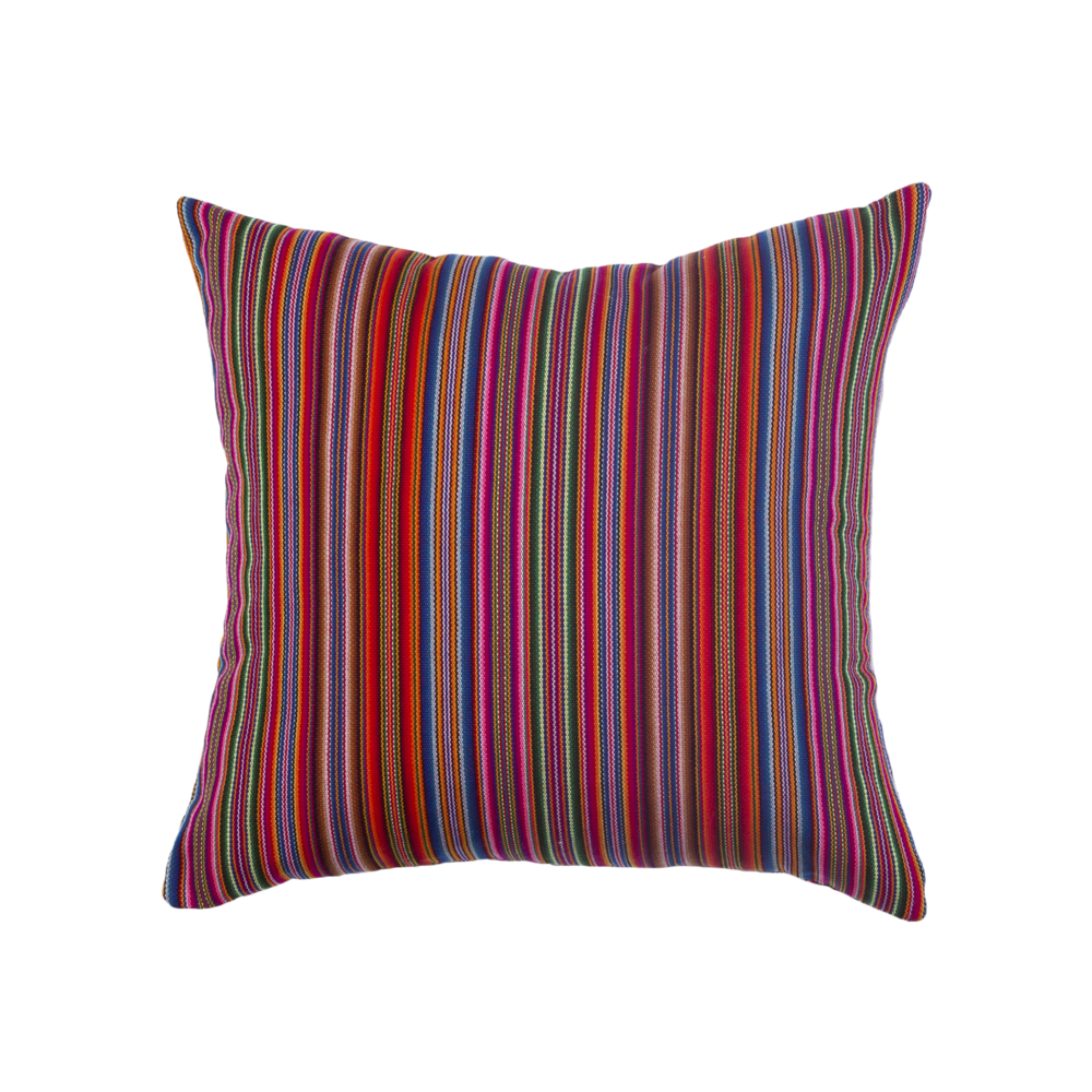 Coussin ethnique Adjamée - Modèle Arequipa Orange