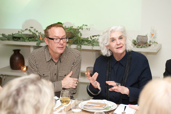 Professor Ross Harley, COFA Dean and Director & Liz Williamson, UNSW Art & Design Head, School of Design Studies