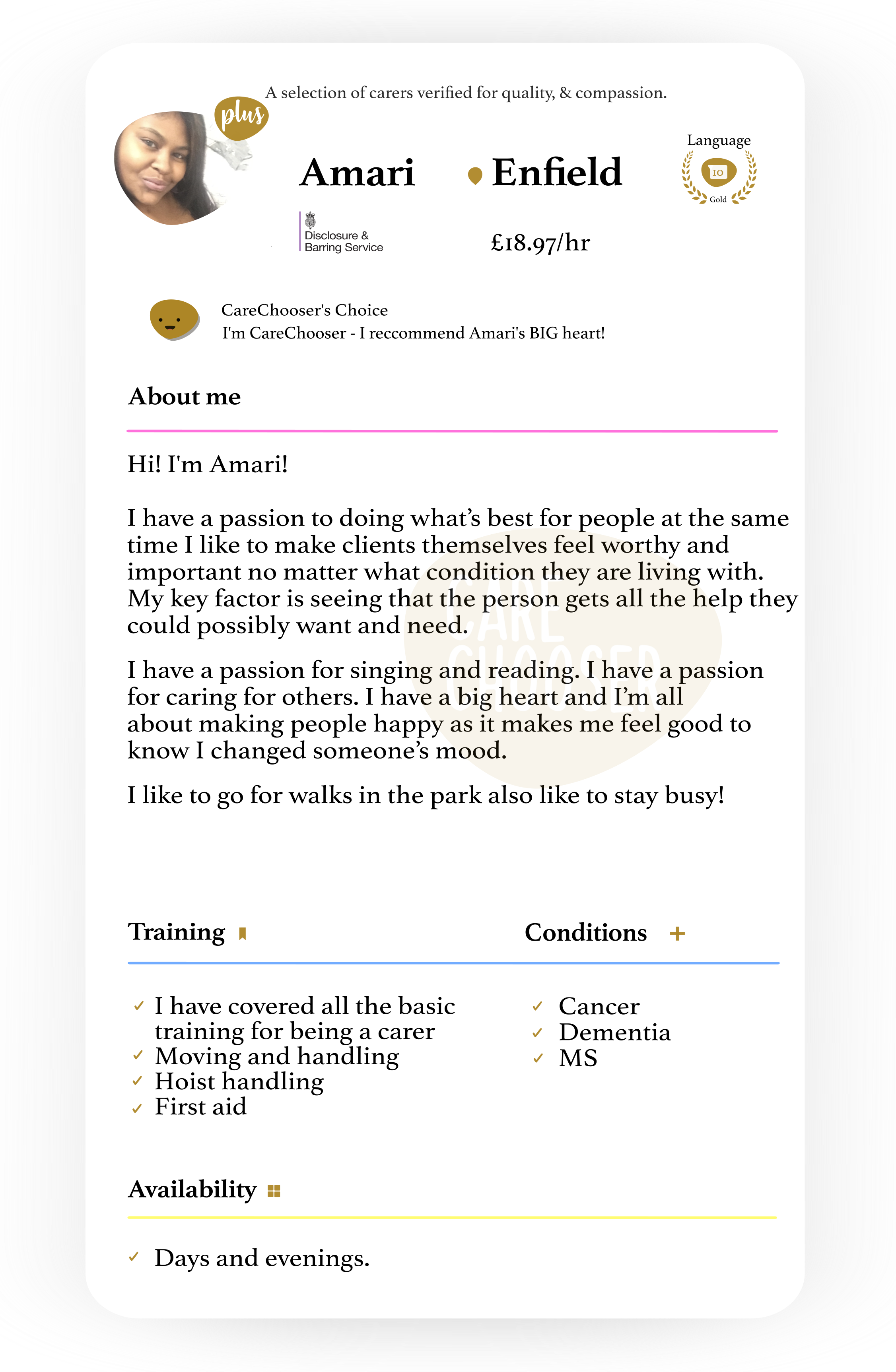Amari - home care in Enfield.png