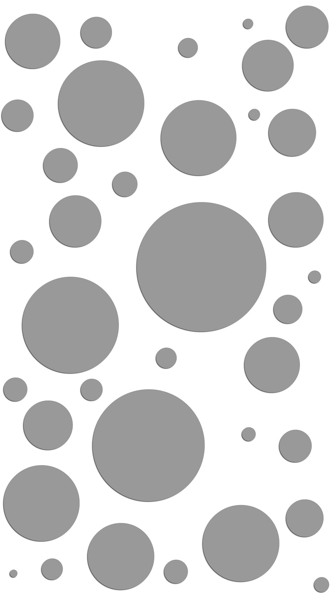 Grey Circles on White 