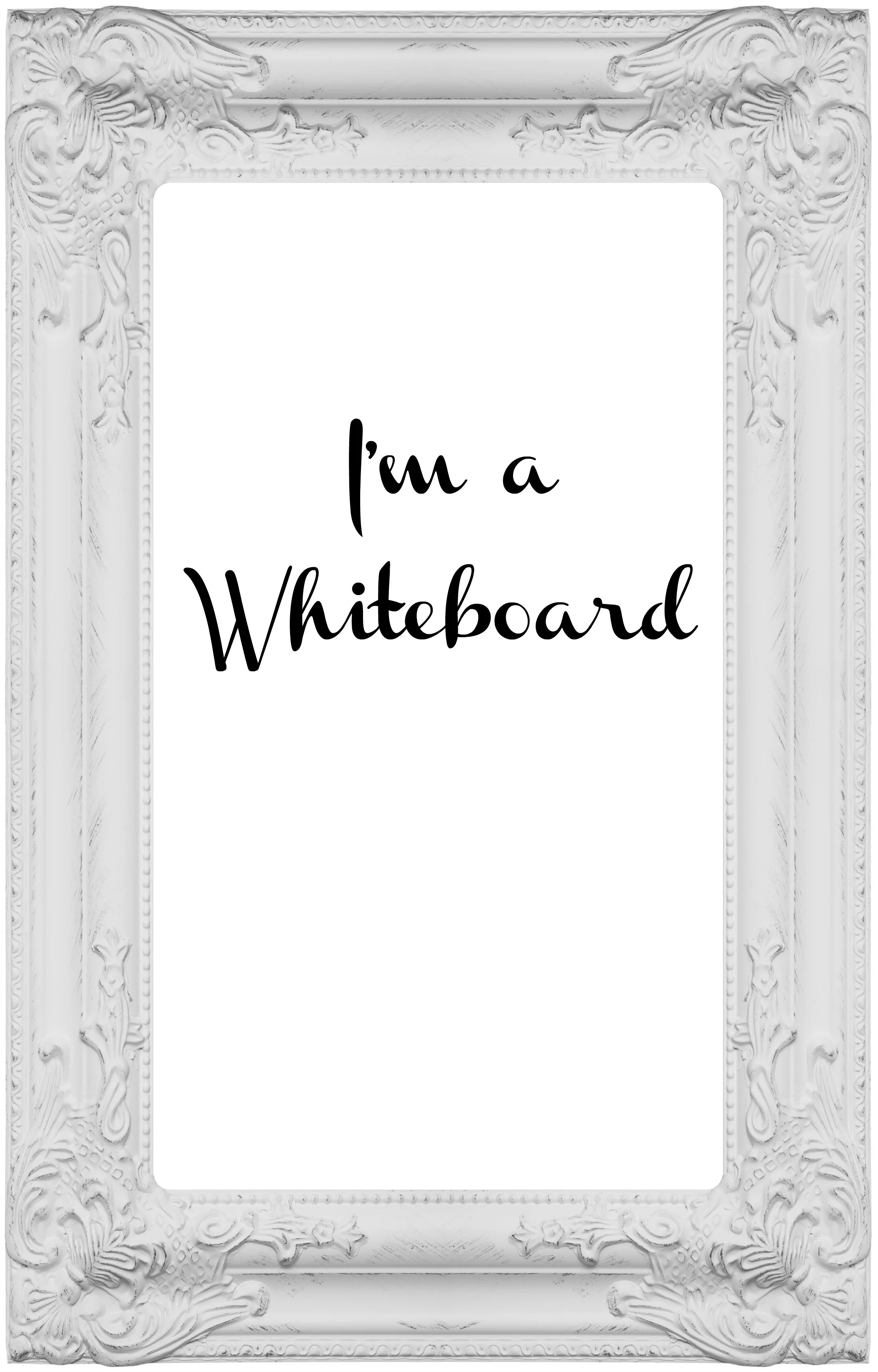 I'm a Whiteboard ~ Victorian Frame
