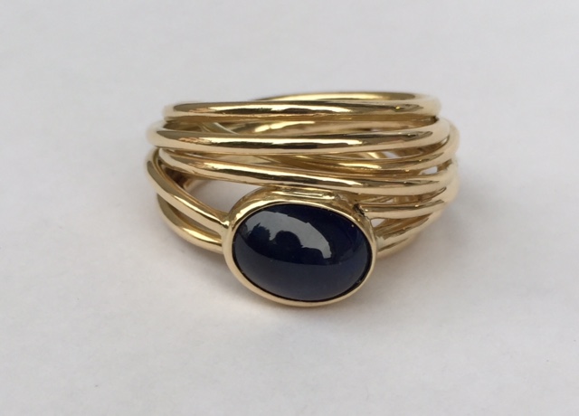 BAGUE OR GRIS SAPHIR PRIX SUR DEMANDE