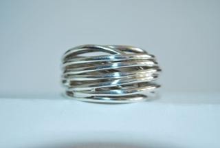 BAGUE ARGENT 380 CHFS LA PIECE