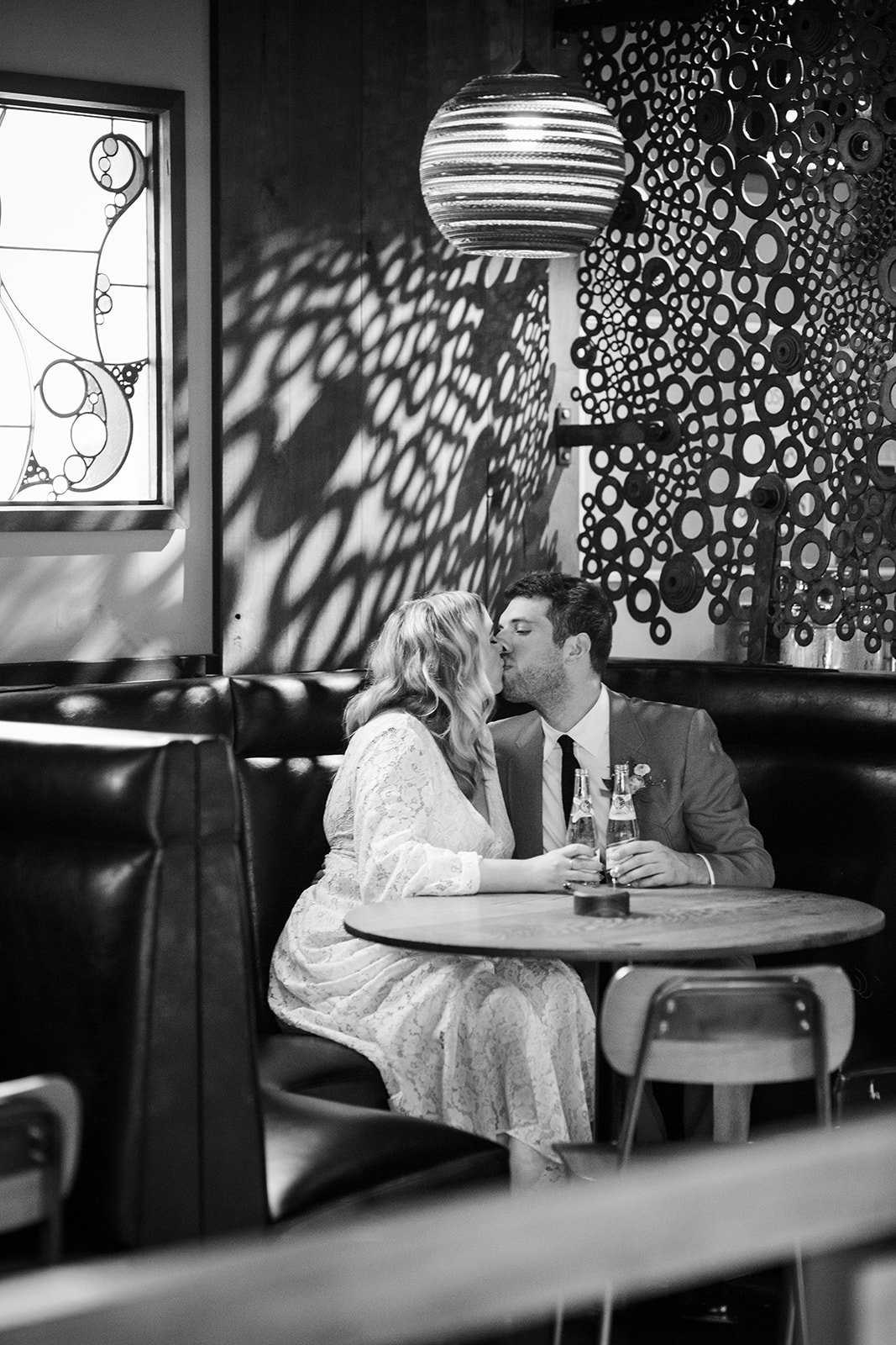 Chicago dive bar wedding photos