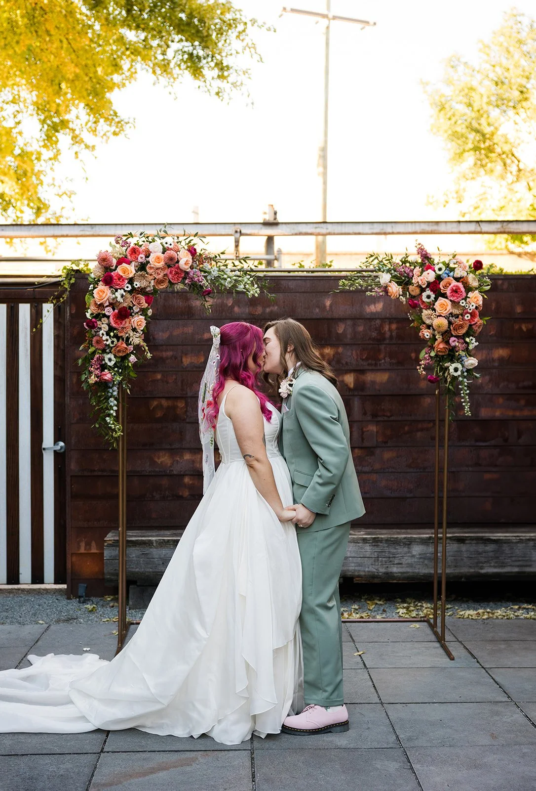 Lesbian Wedding at The Joinery 