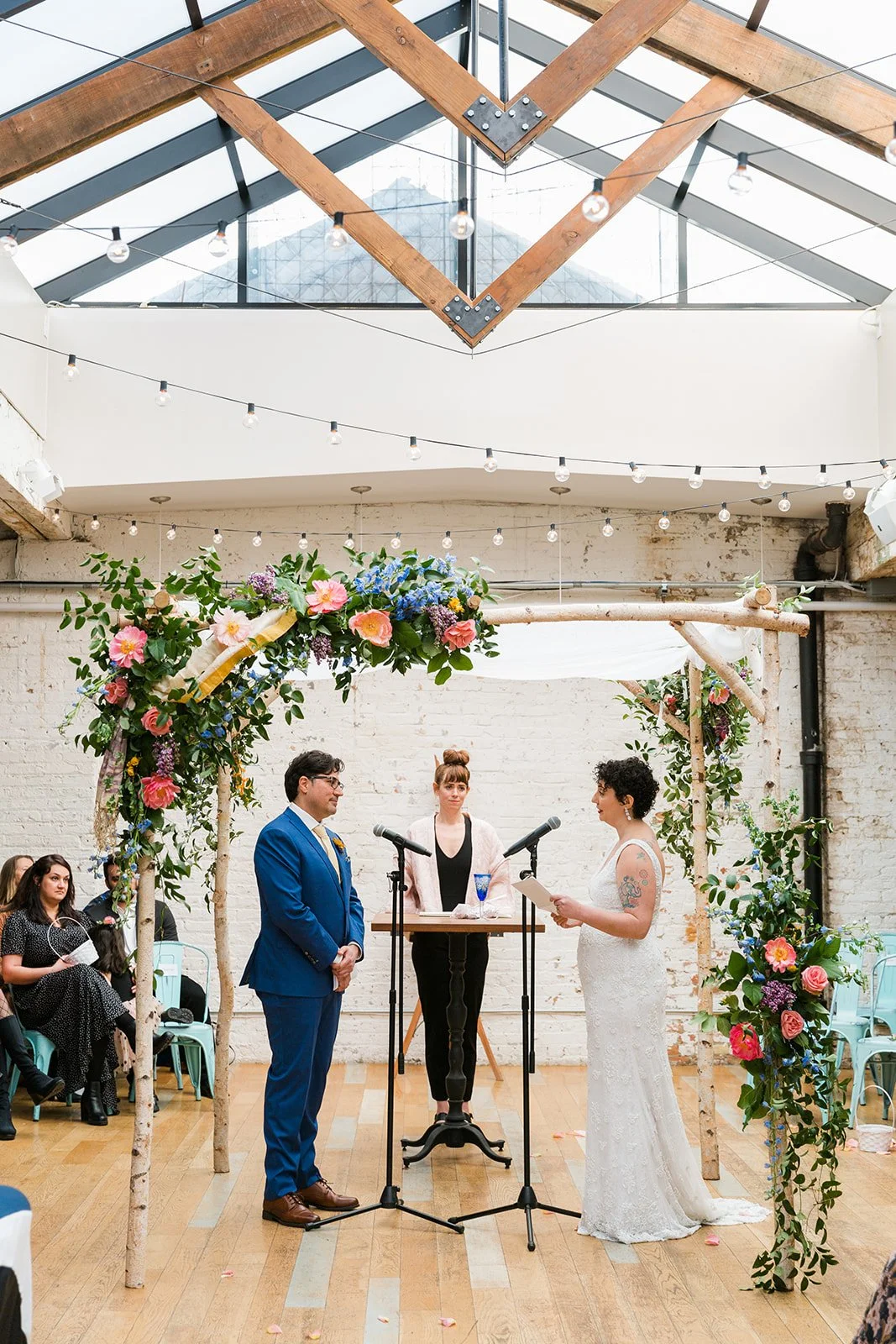 mix of cultures wedding ceremony chicago 