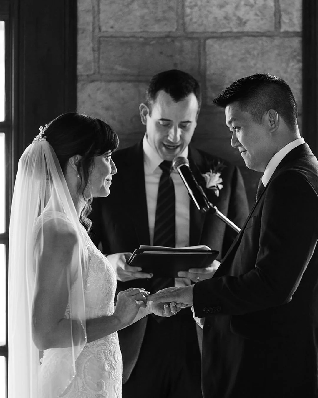 Some black and white (and one random color) favorites (including one very fun blooper)from Sam &amp; Will&rsquo;s wedding day last September! Their wedding day was the perfect mix of sentimental and fun. 🤍
&bull;
&bull;
&bull;
#chicagoweddingphotogr