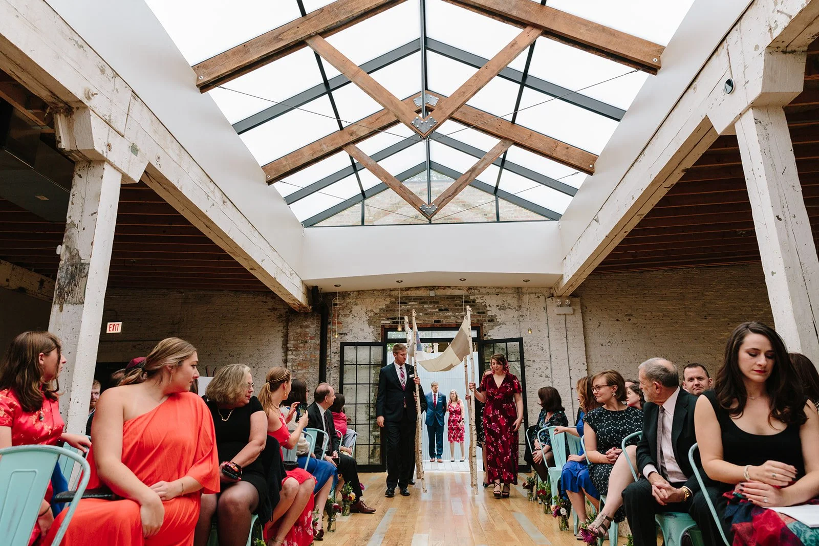 Jewish wedding at the joinery 
