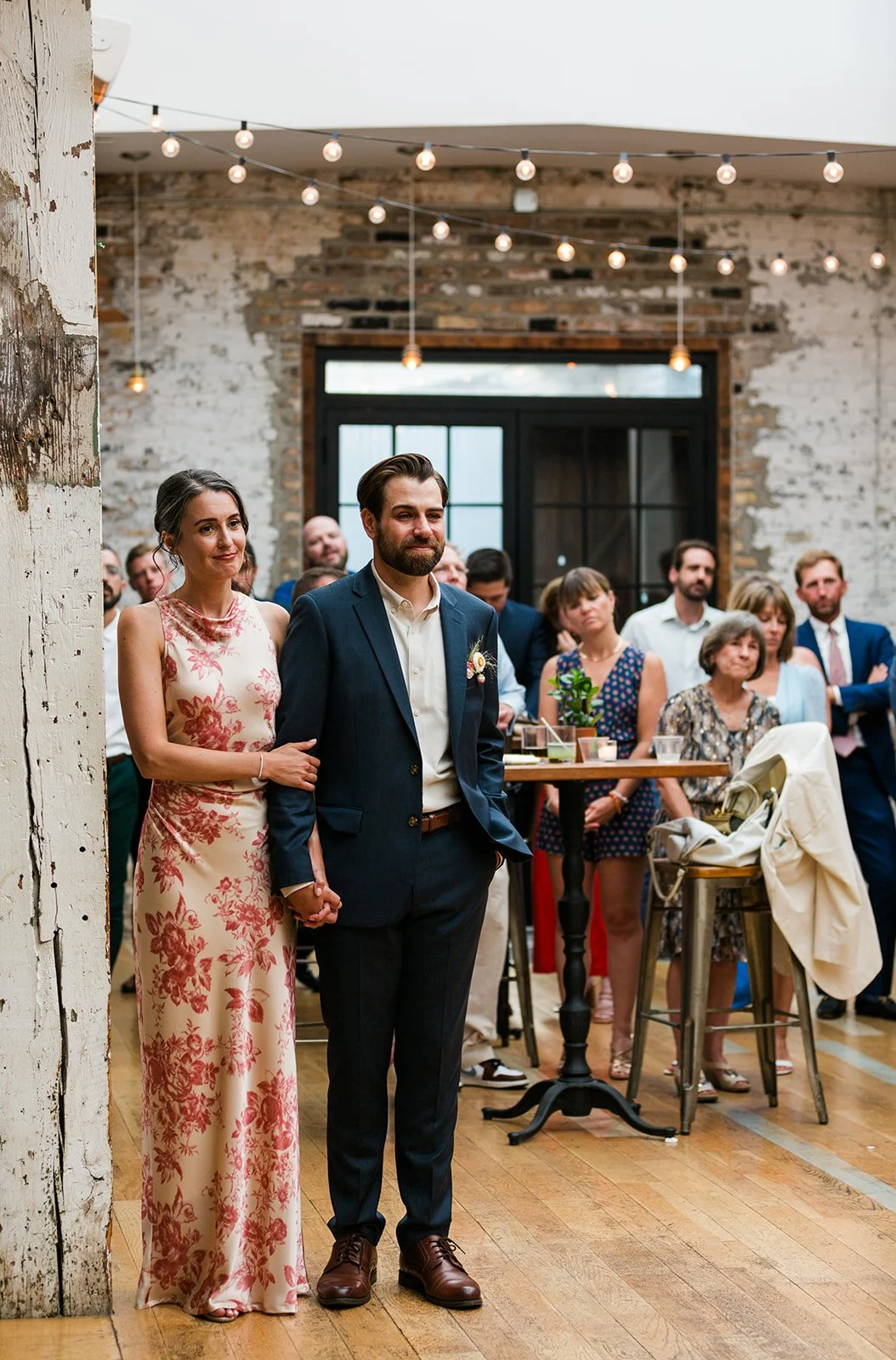 nontraditional wedding at the joinery 