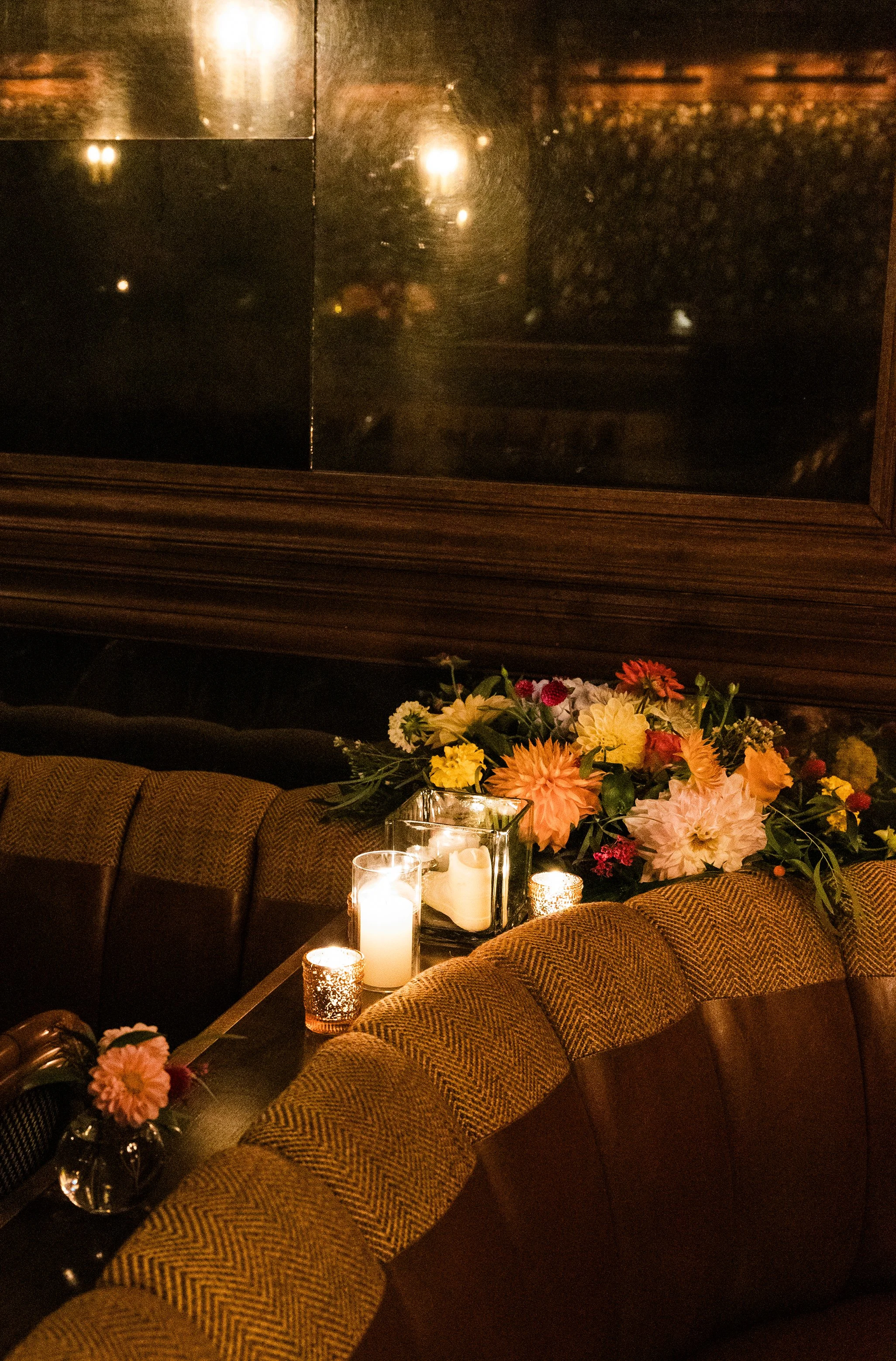 Wedding decor by The Roof Crop at Gilt Bar