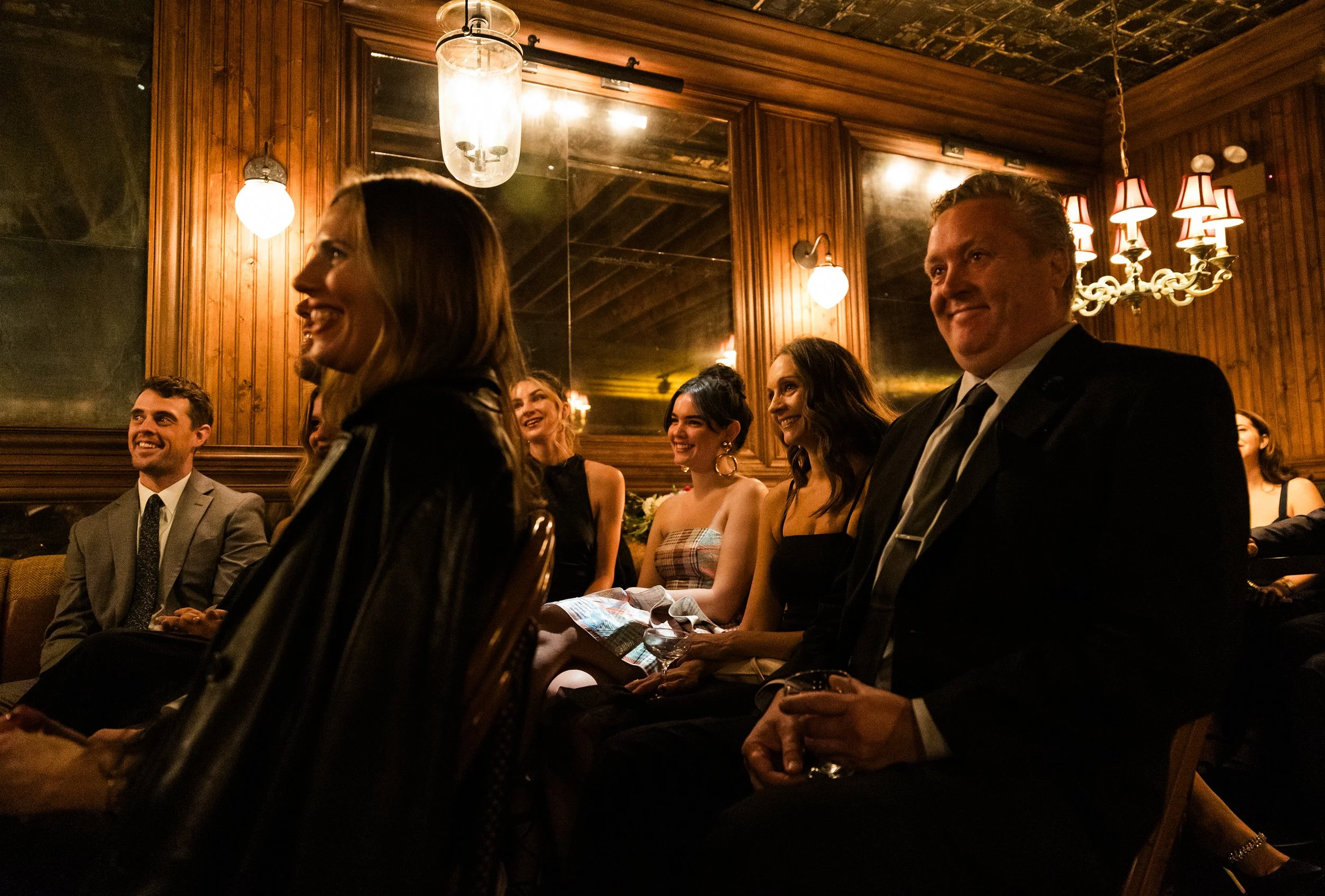 Candid Gilt Bar wedding