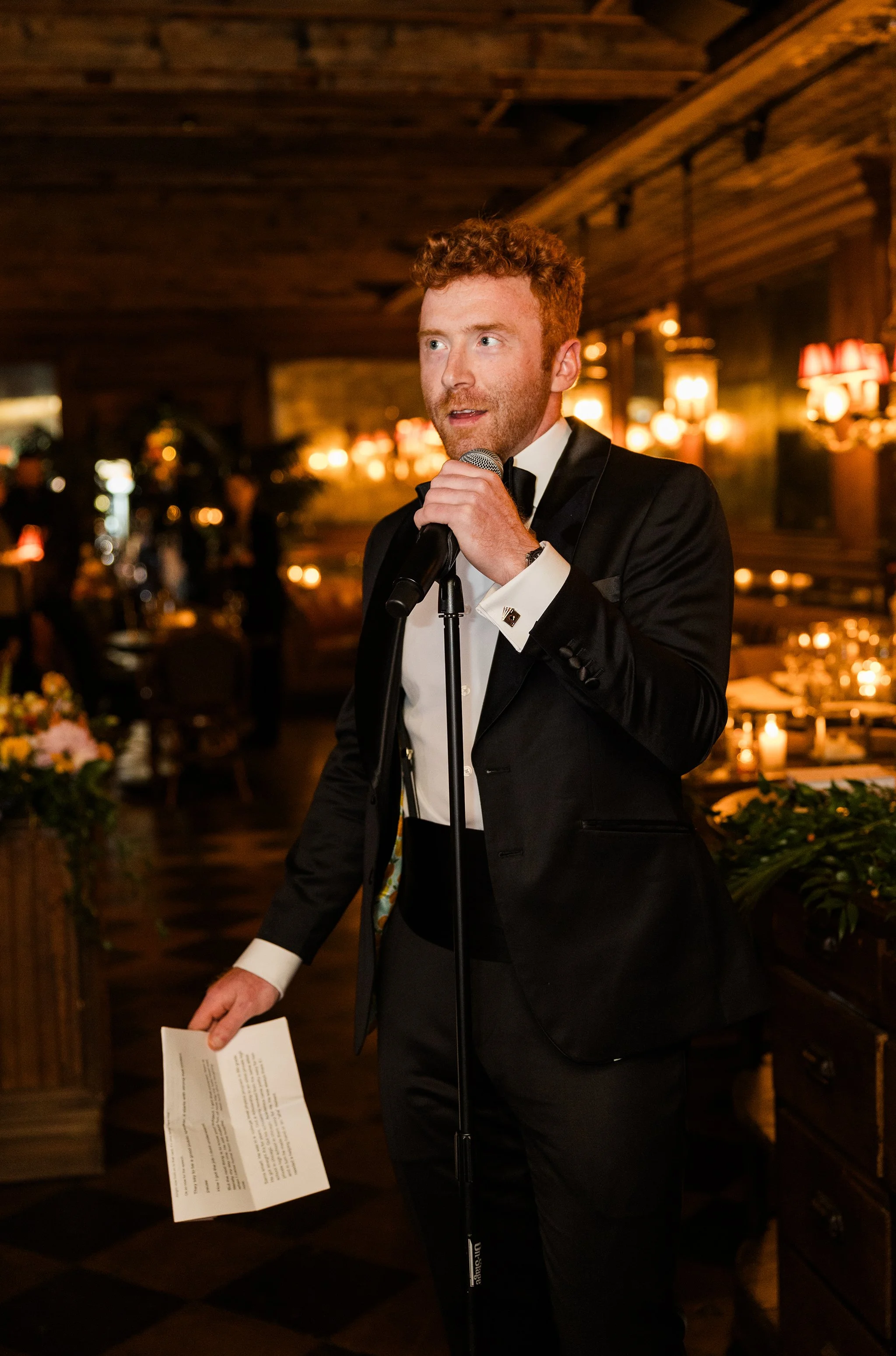 Non traditional wedding Gilt Bar 