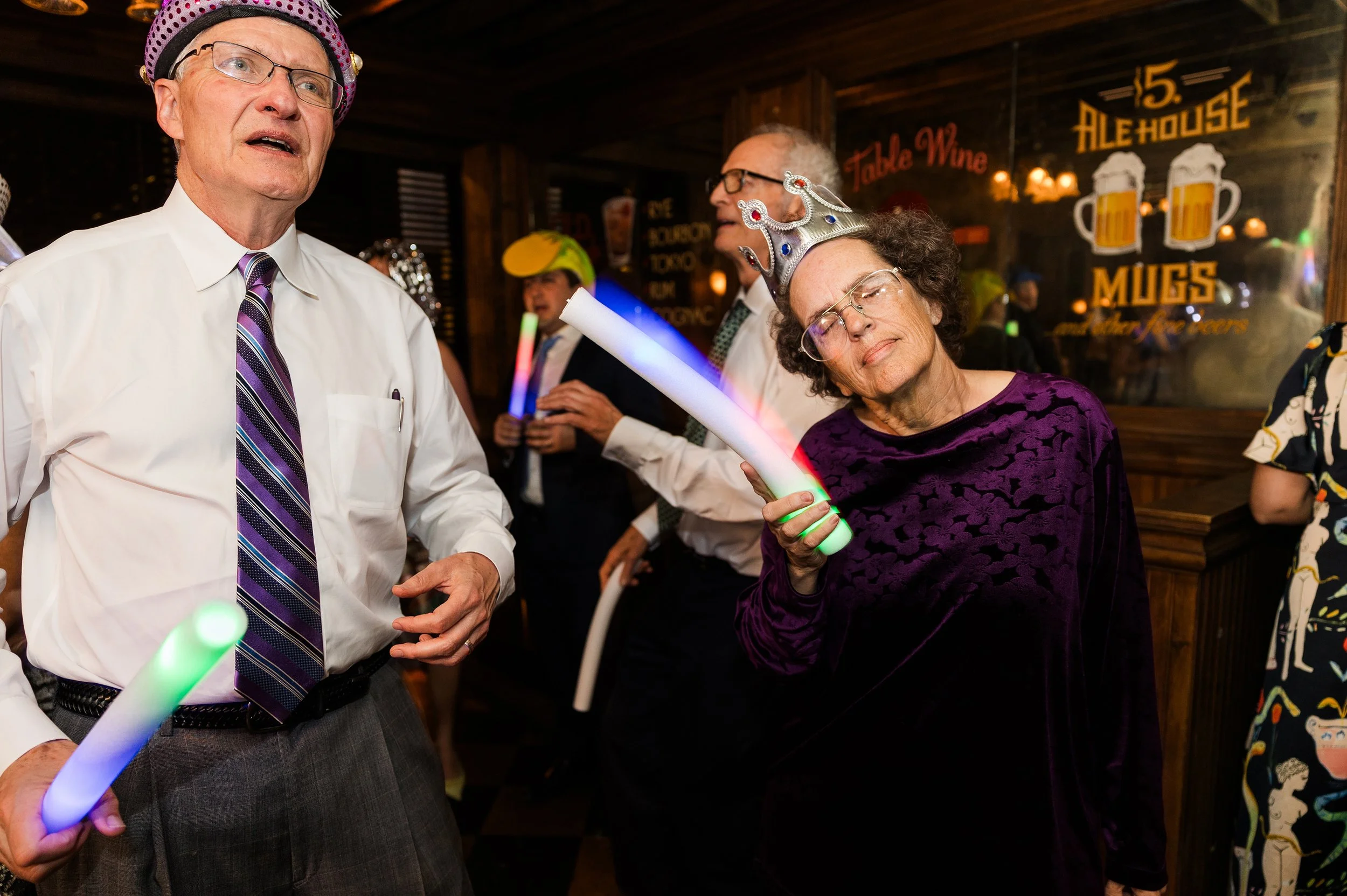 Candid dance floor party pics at Gilt Bar Chicago