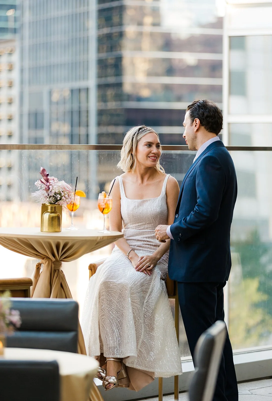 Gibsons Italia rooftop wedding