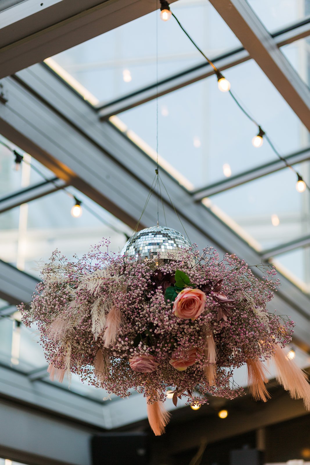 Disco wedding decor Gibsons Italia Chicago 