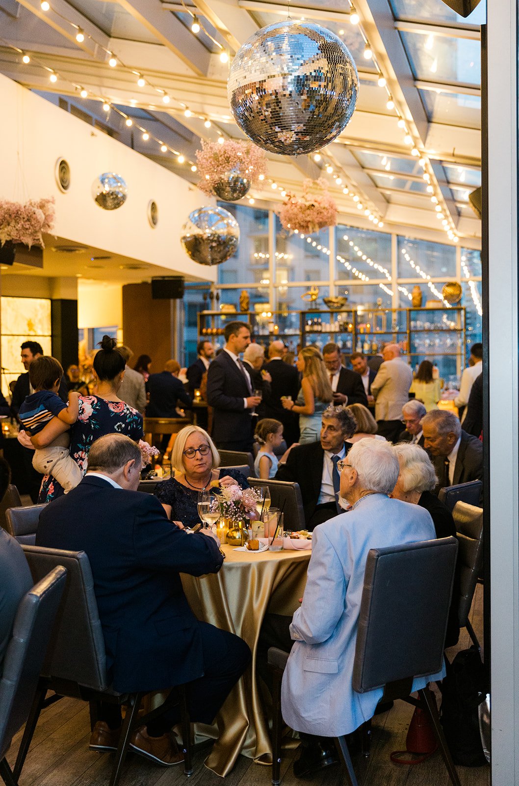 Disco themed wedding at Gibsons Italia 