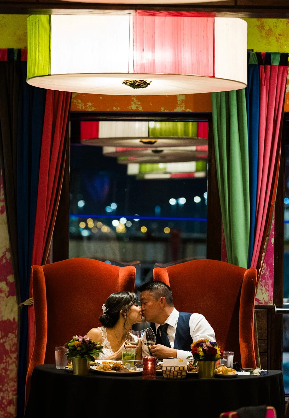 Non traditional wedding carnival Chicago West Loop 