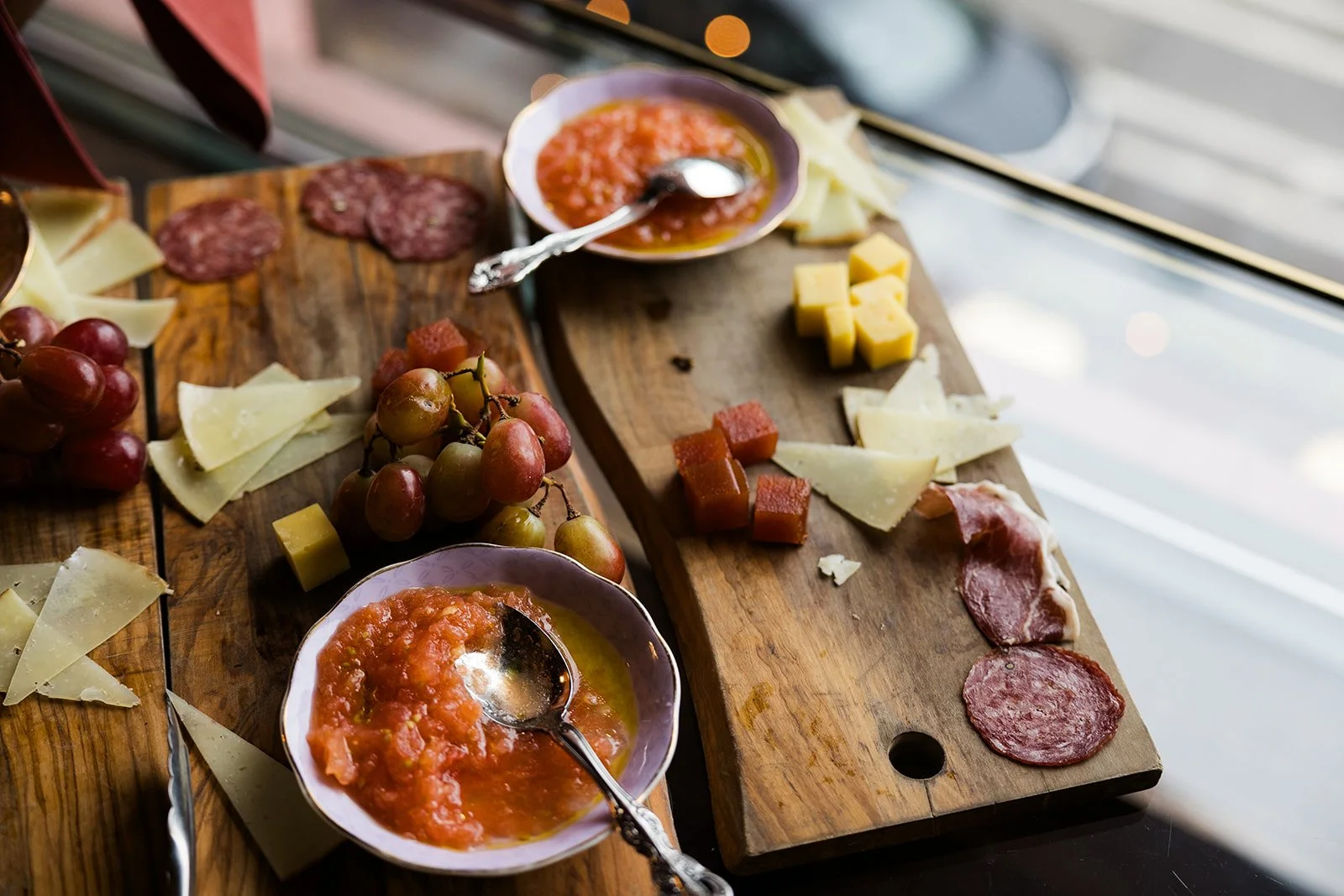 Food at Botanico wedding 