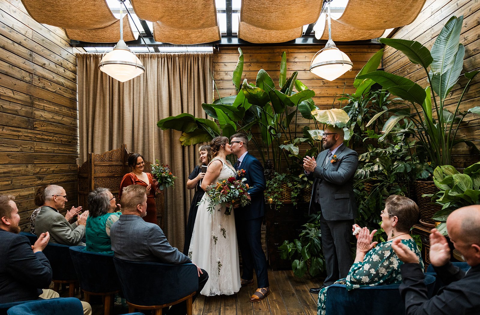 Botanico rooftop wedding Chicago