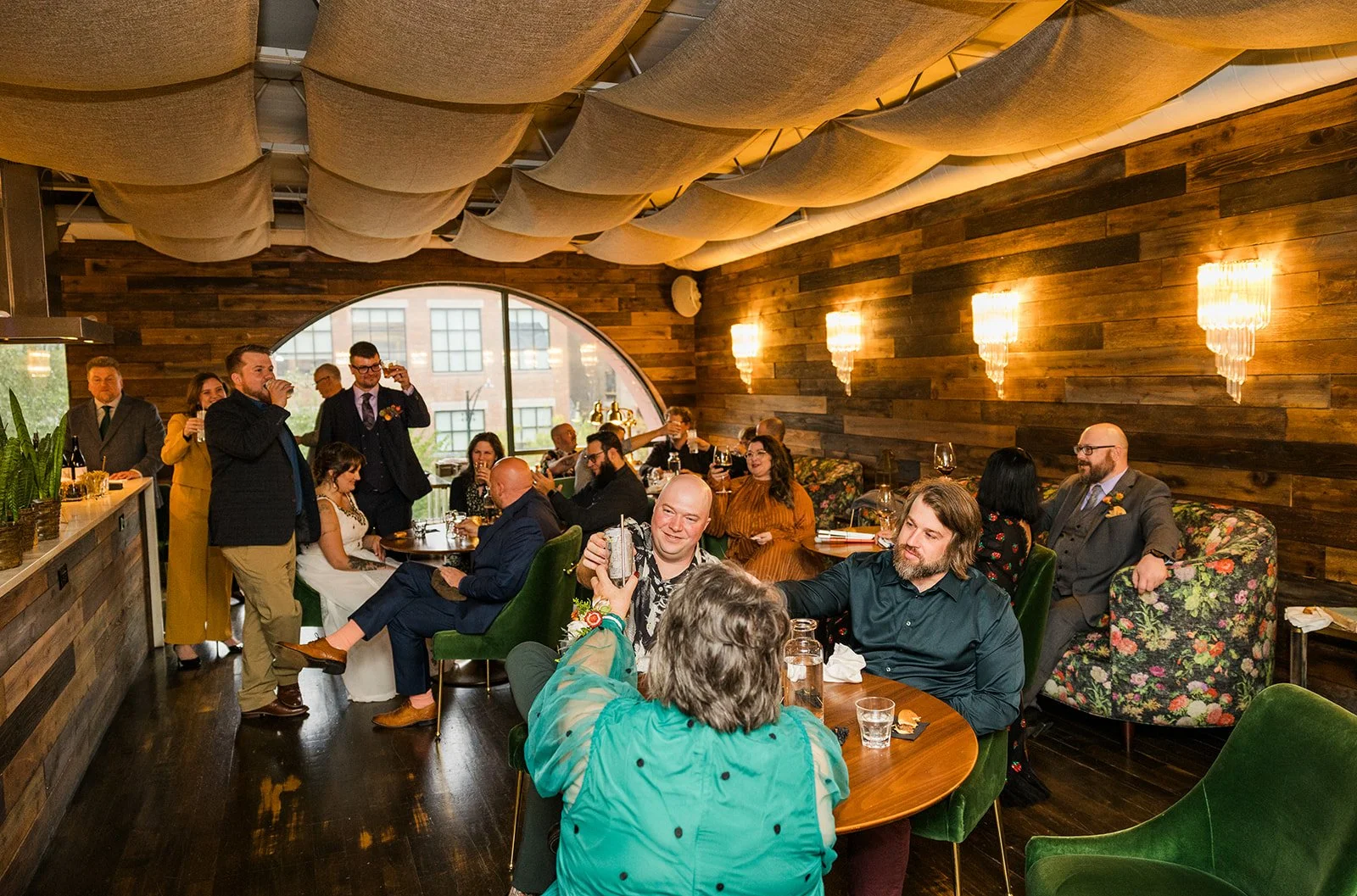 Botanico Wicker Park Wedding reception