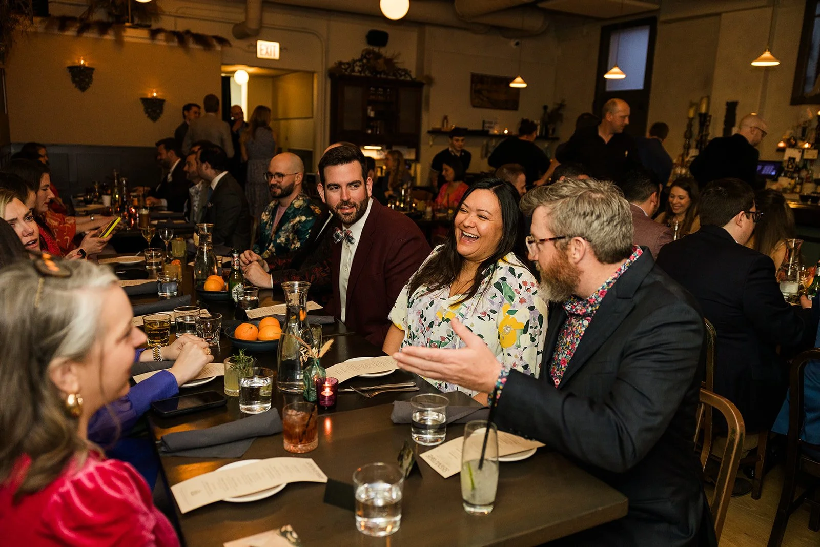 Segnatore intimate wedding reception 