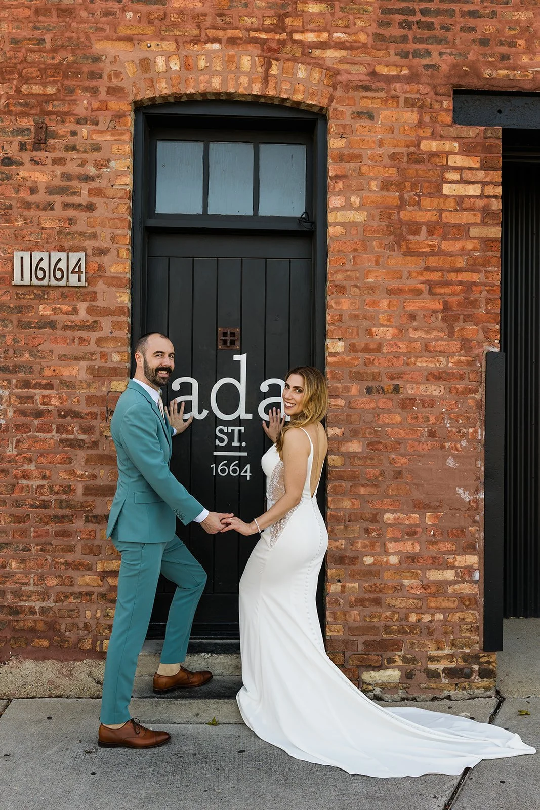 Ada Street Wedding Portrait 