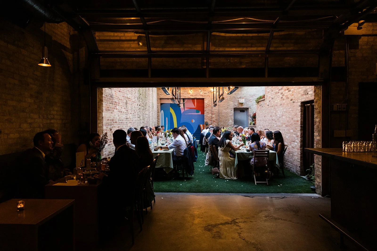 Ada St Wedding reception 