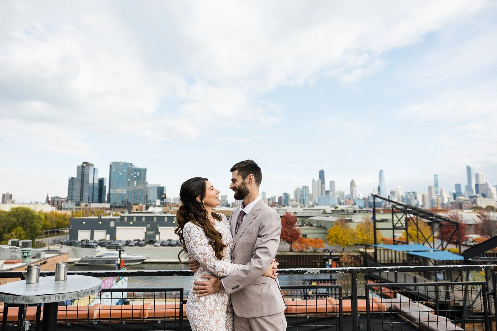 Three Top Lounge Wedding at The Salt Shed 