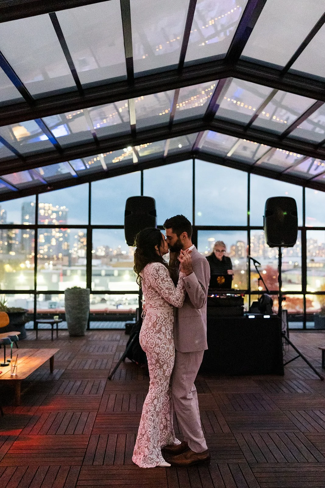 First dance at Salt Shed wedding 