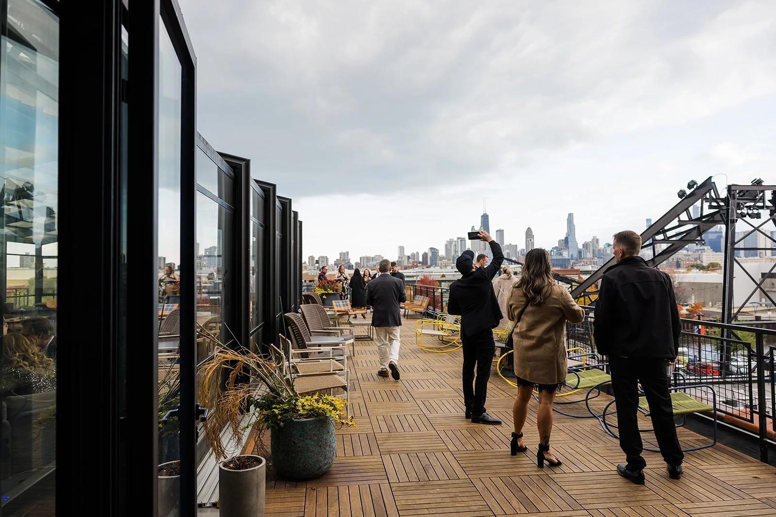 Three Top Longe Chicago wedding