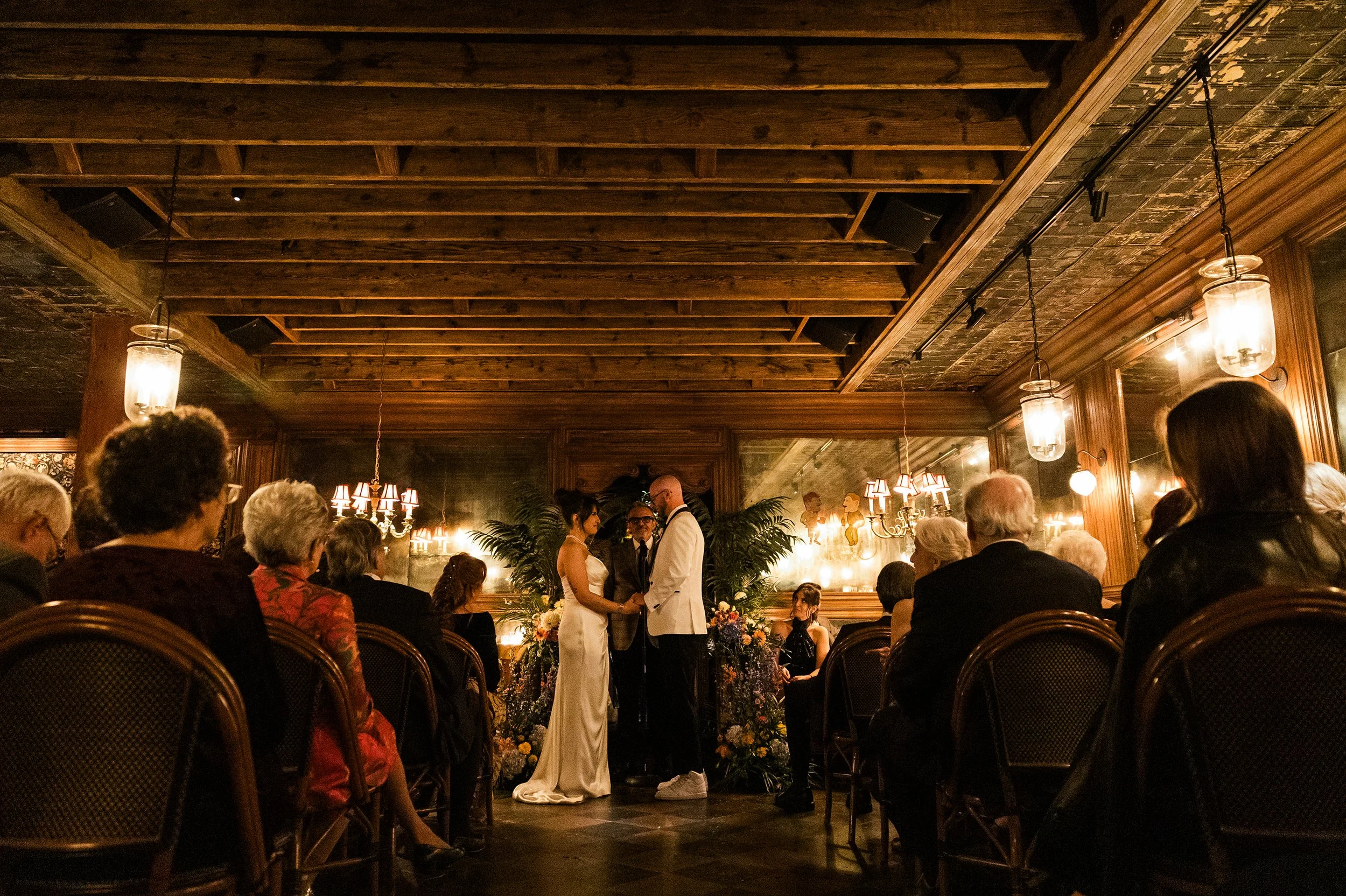 Chicago restaurant wedding Gilt Bar