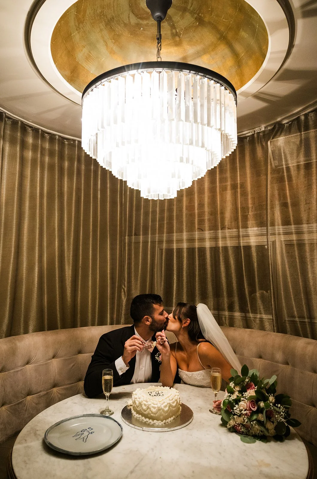 Celeste wedding cake cutting documentary style photography 