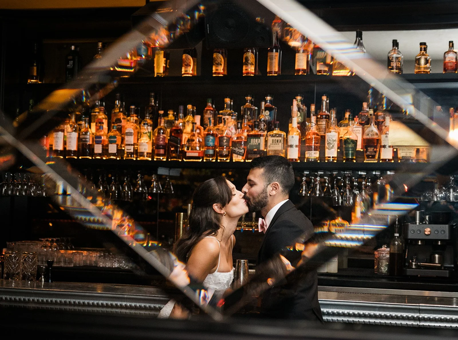 Whiskey bar Celeste Wedding Chicago 
