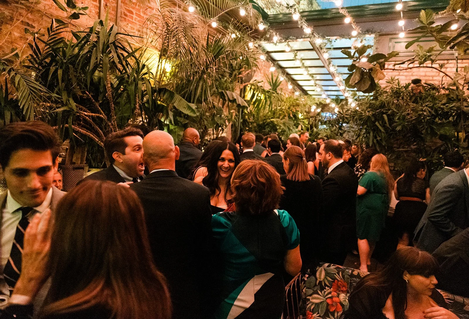 Wedding reception at Celeste rooftop garden 