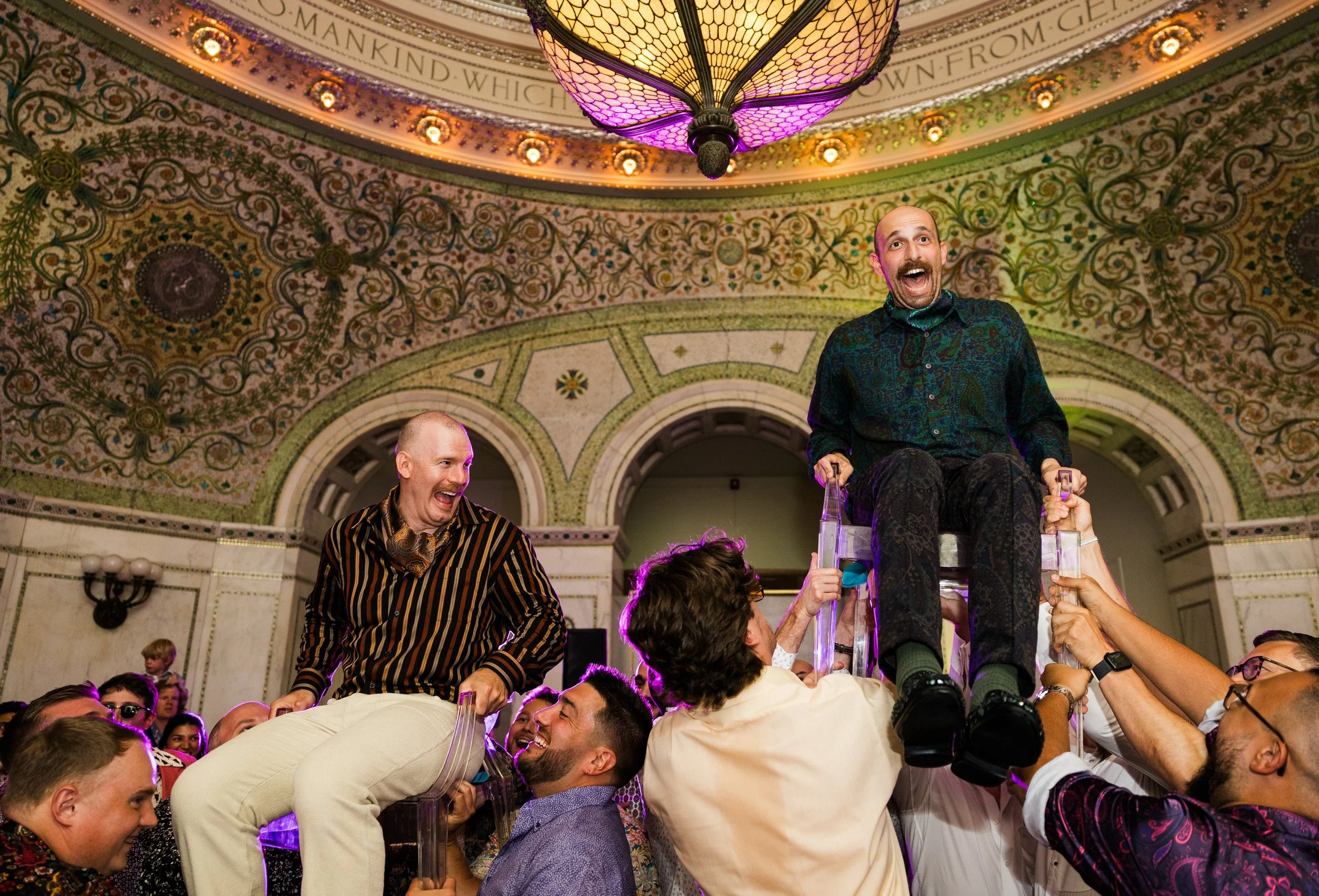 Gay Jewish Iranian Disco Wedding Hora at The Cultural Center